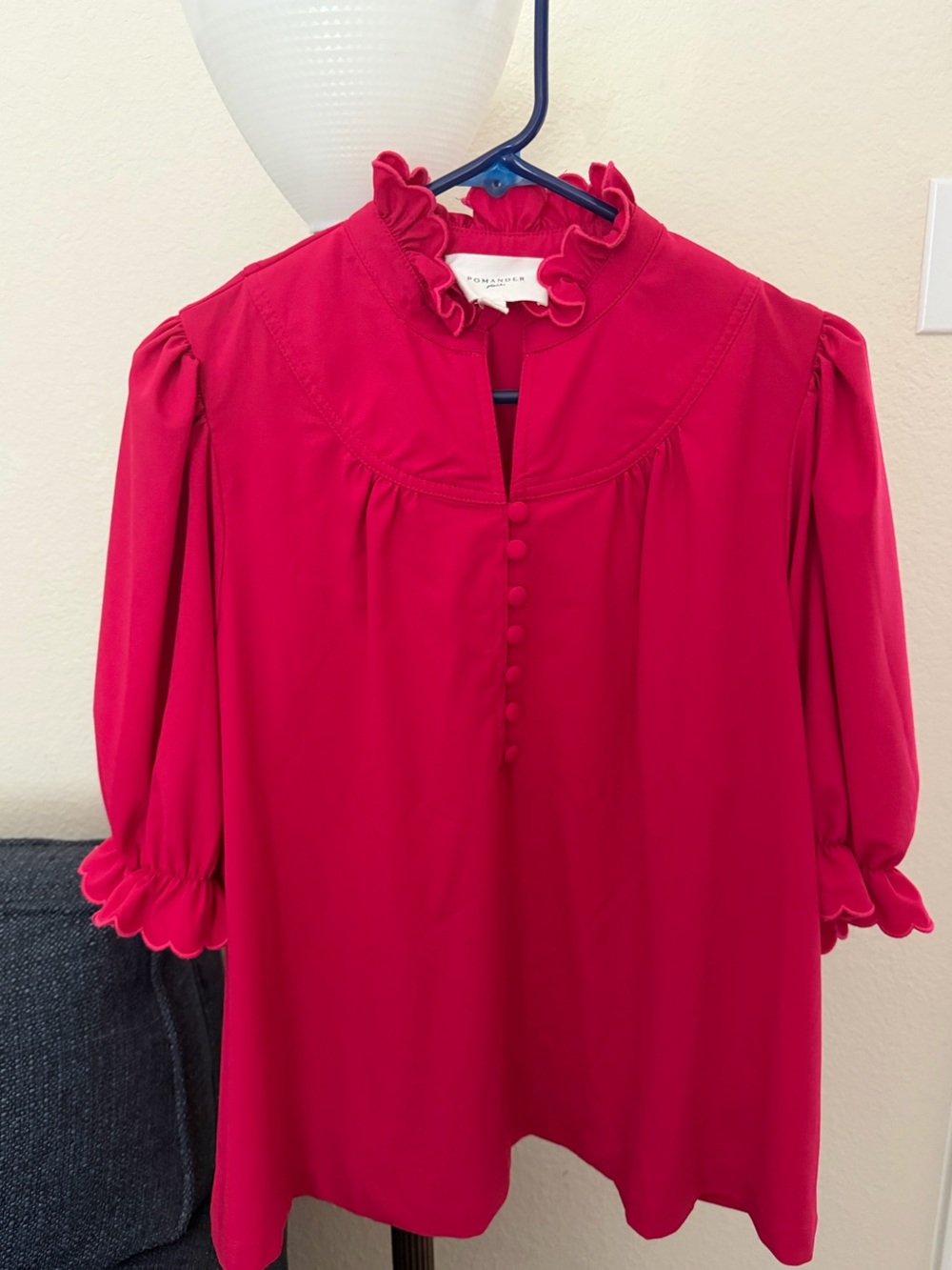 Tuckernuck Pomander Place Selena top XL, fuschia pink (raspberry)